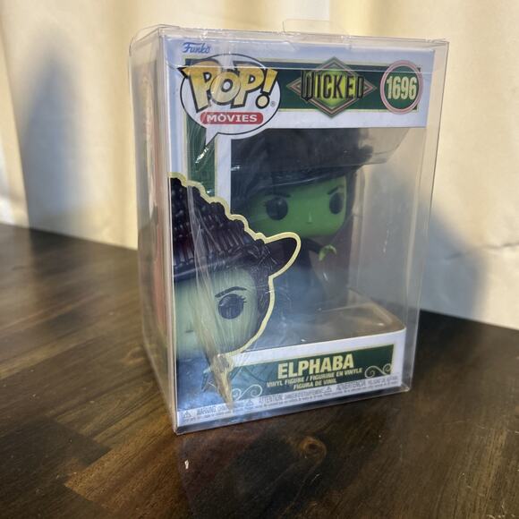 Funko POP Movies: Elphaba - Wicked - 1696- BOX IS IN A PROJECTIVE OUTTER CASE - Picture 3 of 9